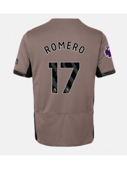 Tottenham Hotspur Cristian Romero #17 Ausweichtrikot 2023-24 Kurzarm